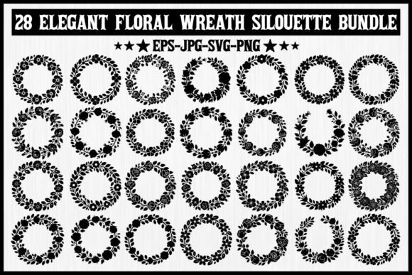 28 Elegant Floral Wreath Silhouette Set: A Practical Guide for Creators and Businesses