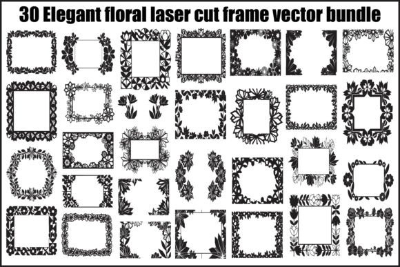 30 Elegant Floral Laser Cut Frame Vector: A Complete Guide for Crafters and Designers