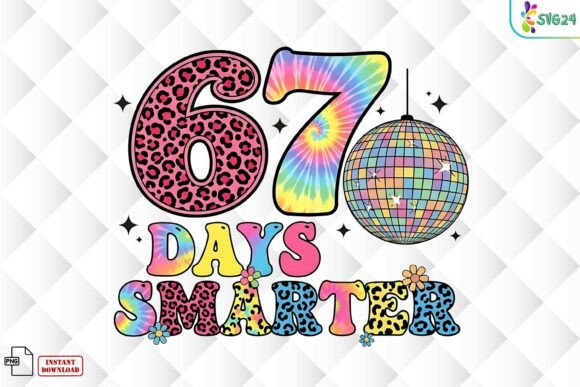 67 Days Smarter Colorful School PNG Guide