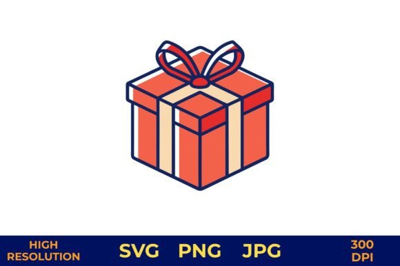 Bright Gift Box with Bow Vector Design: A Practical Asset for Digital Creators