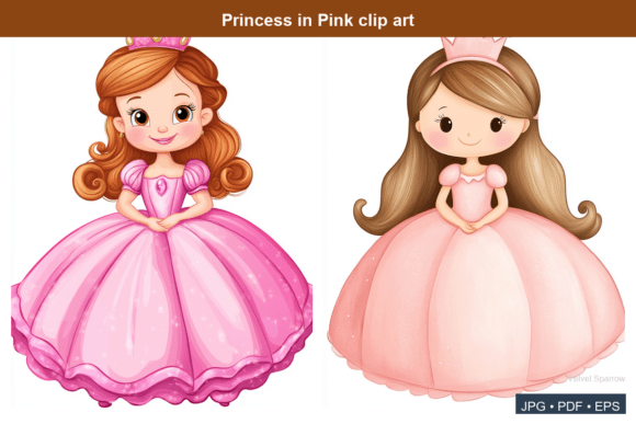 Creating Cohesive Designs with Princess in Pink Clip Art
