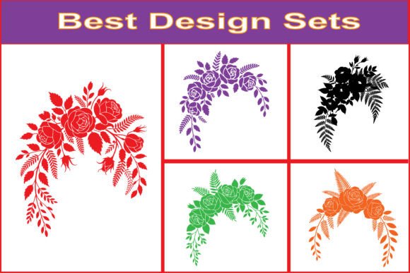 Elegant Flower Frame Design Bundle