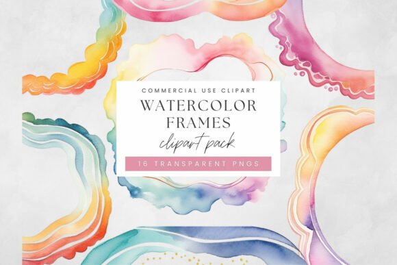 Elevating Digital Aesthetics: The Strategic Value of Pastel Watercolor Frames in Modern Design