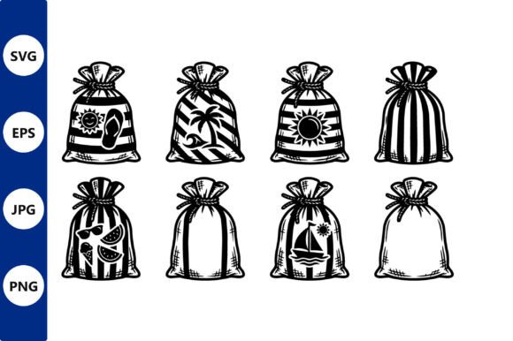 Evaluating Patterned Bag Vector Line Art for Design Projects