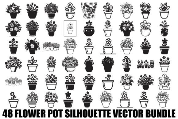 Flower Pot Silhouette Vector Bundle: A Practical Guide for Creators and Small Business Owners