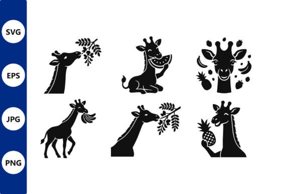 Giraffe Silhouettes in Fruit Vector: A Practical Guide for Designers and Crafters