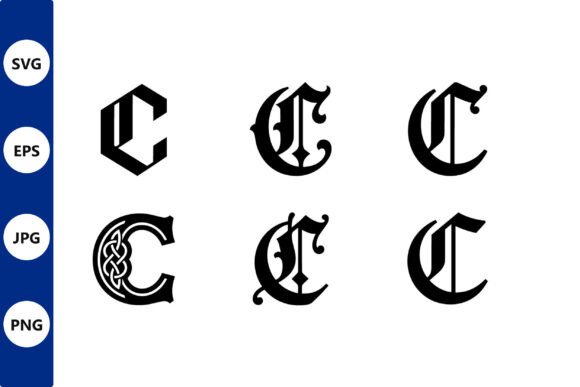 Integrating the Ornate Blackletter Monogram Set C into Professional Design Workflows