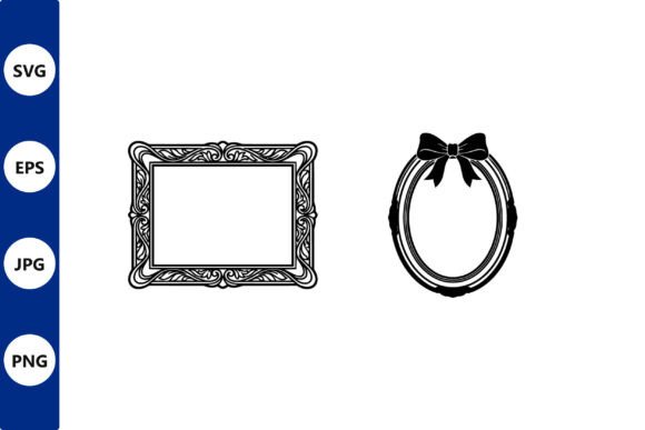 Ornate Frame and Bow: Elevating Design with Timeless Vector Art