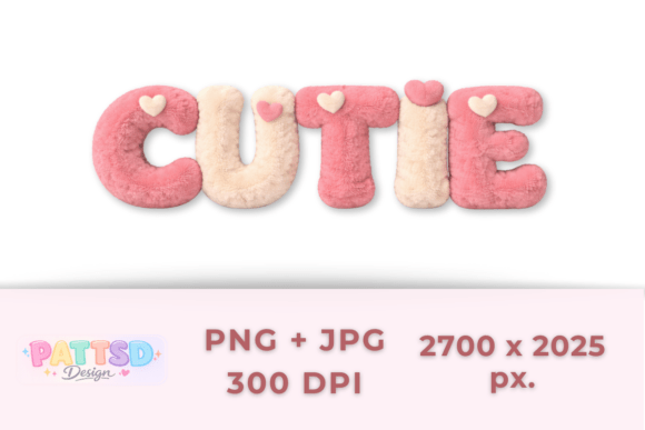 Plush 3D Love Letters: Soft & Cozy Design