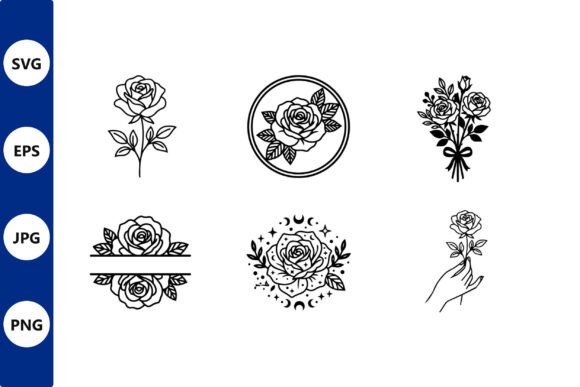Rose Vector Collection for Designers