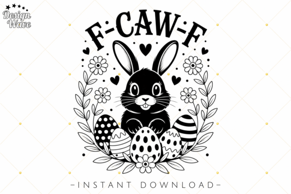 Strategic Design Decisions: Leveraging the F-CAW-F Easter Bunny Outline PNG for Brand and Craft Success